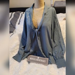 3FOR30 French Connection Open Arm Blouse L